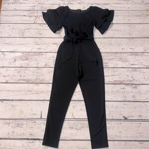 Pink + stitch jumpsuit